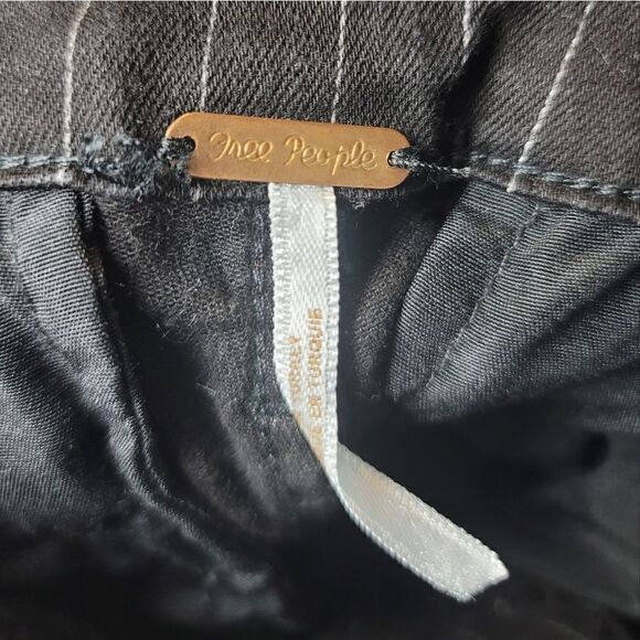FREE PEOPLE Montella Pinstripe Crop Skinny Pants - Picture 7 of 9